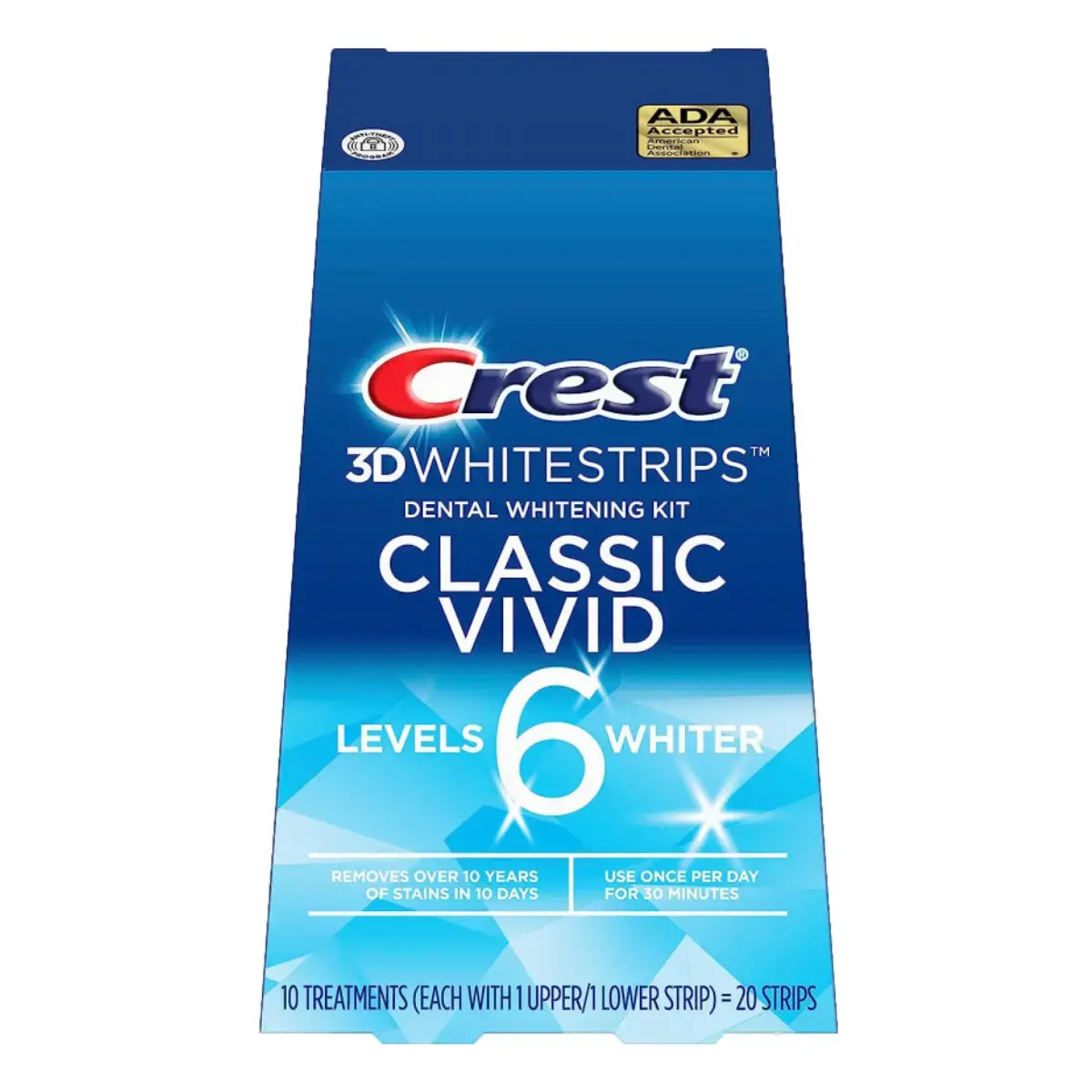 Bieliace pásiky Crest Classic Vivid 6 Levels Whiter Whitestrips