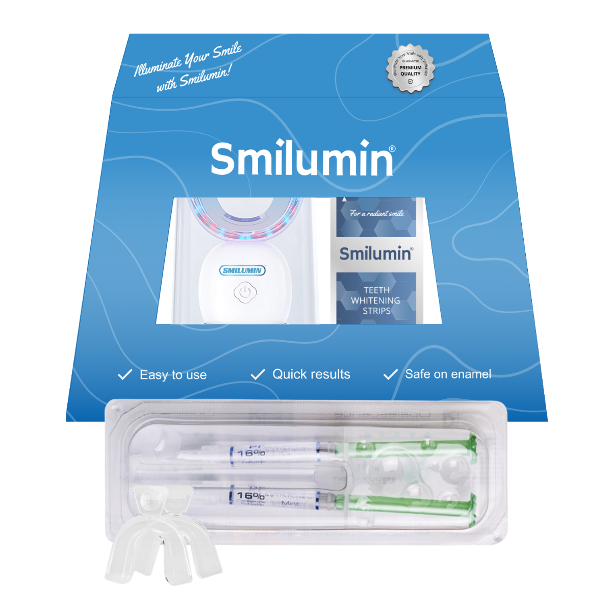 Smilumin Whitening Kit with Opalescence 16% Gel