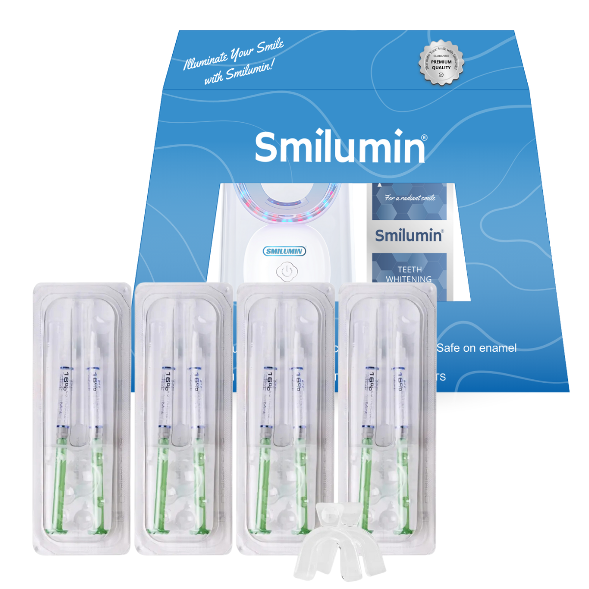 Smilumin Whitening Kit with Opalescence 16% Gel
