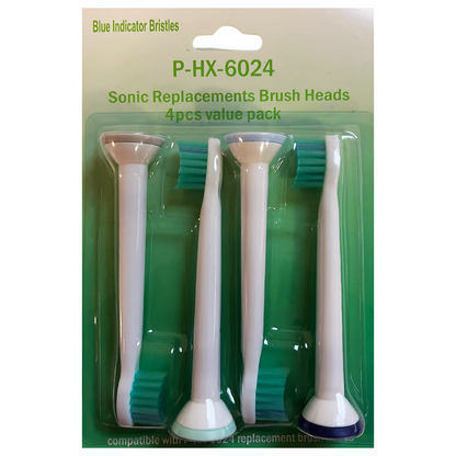 Set of 12 Compatible Brush Heads for Philips Sonicare Toothbrushes – P‑HX‑6044/P‑HX‑6074/P‑HX‑6024