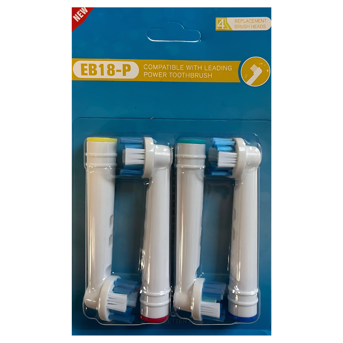 Set of 8 Compatible Brush Heads for Braun Oral‑B Electric Toothbrushes – EB58X/EB18‑P