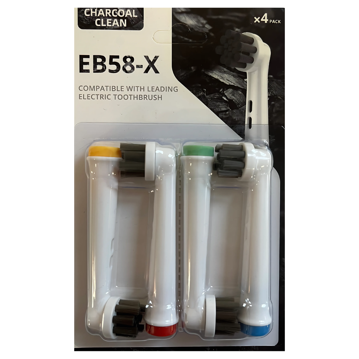 Set of 8 Compatible Brush Heads for Braun Oral‑B Electric Toothbrushes – EB58X/EB18‑P
