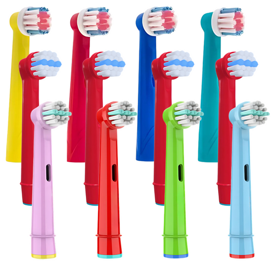 Sada 12 Kompatibilných Hlavíc Pre Elektrické Zubné Kefky Braun Oral-B – EB-17A/EB-10A